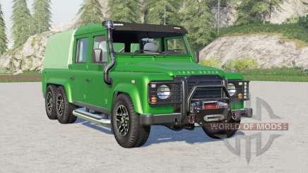 Land Rover Defender 110 6x6 Double Cab  Pickup for Farming Simulator 2017