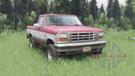 Ford F-150 Regular Cab XLT Styleside Pickup 1992 for Spin Tires