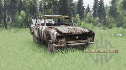 Moskvitch-2140  rusty for Spin Tires