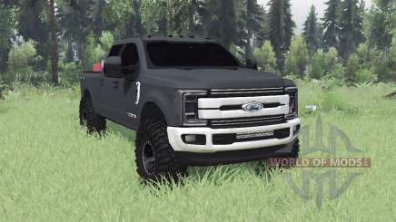 Ford F-350 Super Duty Crew Cab 2017 for Spin Tires
