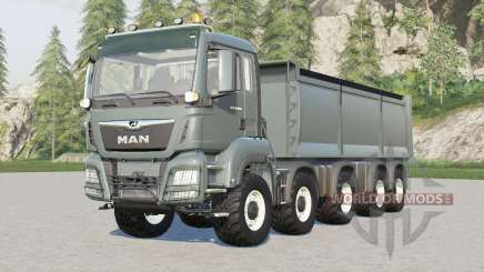 MAN TGS 5-axle Dump   Truck for Farming Simulator 2017
