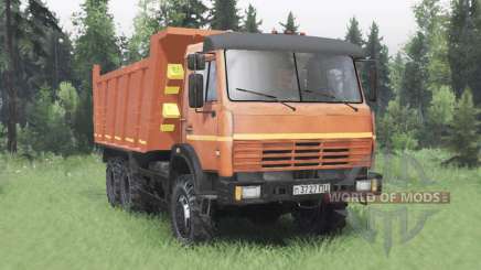 KamAZ-65111 Dump Truck for Spin Tires