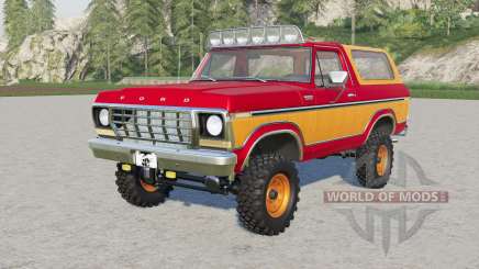 Ford Bronco Custom Wagon (U150)   1978 for Farming Simulator 2017