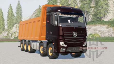 Mercedes-Benz Actros 10x10 Dump Truck (MP4) 2014 for Farming Simulator 2017