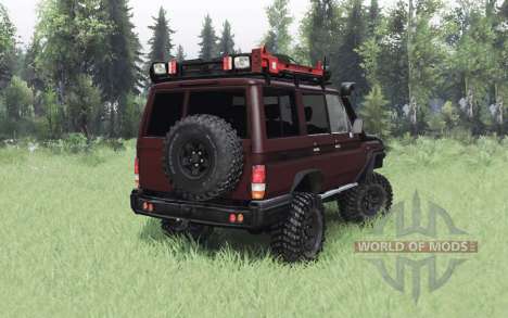 Toyota Land Cruiser Off-Road Explorer (70) 2007 for Spin Tires
