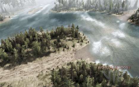 The construction of the   road for Spintires MudRunner