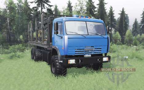 KamAZ-43118 6x6 for Spin Tires