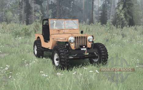 Jeep CJ-2A Crawler 1945 for Spintires MudRunner