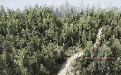 Map WoodsLight for Spintires MudRunner