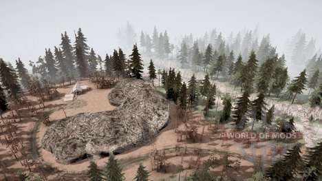 Surroundings of Zlatoust for Spintires MudRunner