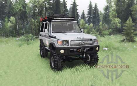 Toyota Land Cruiser Off-Road Explorer (70)  2007 for Spin Tires
