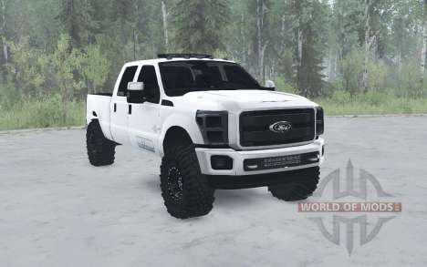 Ford F-350 Super Duty Crew Cab 2015 for Spintires MudRunner