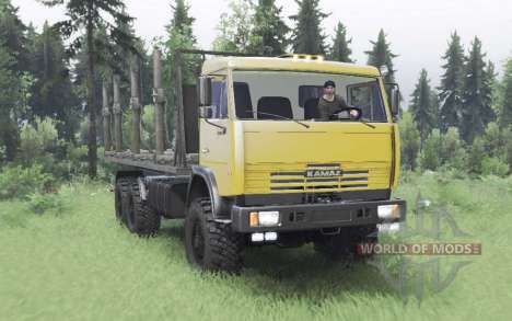 KamAZ-65111 6x6 for Spin Tires