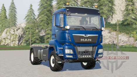 MAN TGS 4x4 Middle Cab Tractor  Truck for Farming Simulator 2017