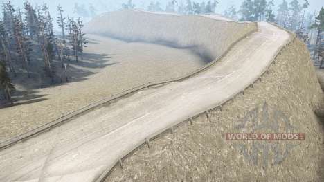 Map Mountains for Spintires MudRunner