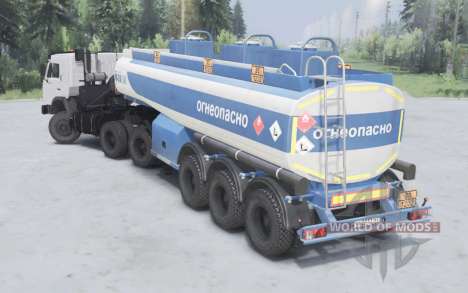 KamAZ-54115 Tractor Truck for Spin Tires