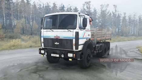 MAZ-6317 belarusian truck for Spintires MudRunner
