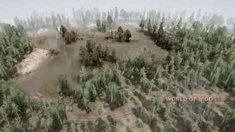 Leshukonia: Forest storage base for Spintires MudRunner