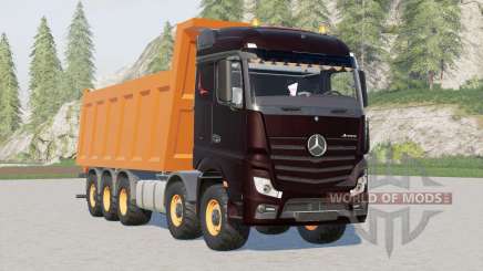Mercedes-Benz Actros 10x10 Dump Truck (MP4) 2014 for Farming Simulator 2017