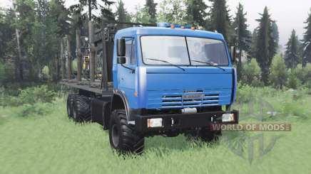 KamAZ-43118 6x6 for Spin Tires