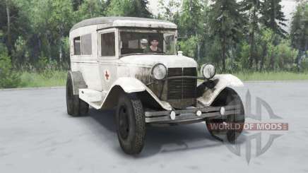 GAZ-55 Ambulance for Spin Tires