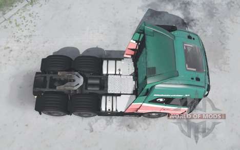 Volvo FH16 750 Globetrotter XL Tractor 2014 for Spintires MudRunner