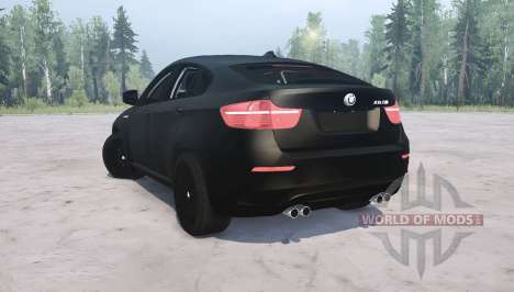 BMW X6 M (Е71) 2009 for Spintires MudRunner