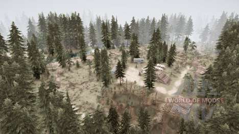 Map of The Reserve for Spintires MudRunner
