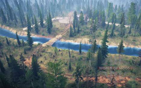 Valley of Bridges for Spintires MudRunner