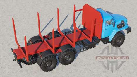 Ural-4320-60 short log truck for Farming Simulator 2017