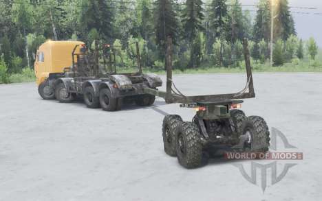 KamAZ-65201 8x4 for Spin Tires