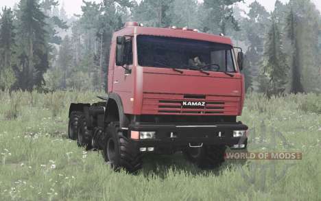 KamAZ-54115 Tractor Truck for Spintires MudRunner