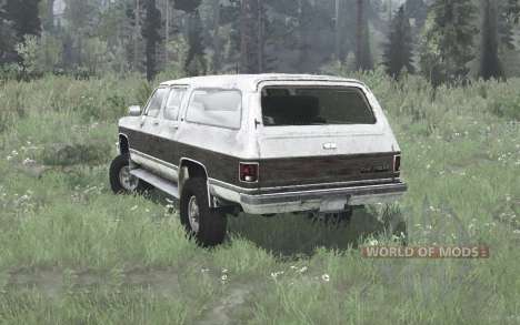 Chevrolet K2500 Suburban 1989 for Spintires MudRunner