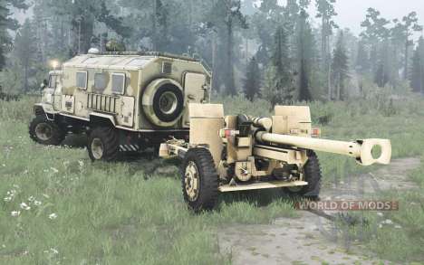GAZ-66 4x4 for Spintires MudRunner