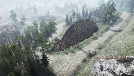 Among the stones and conifers for Spintires MudRunner