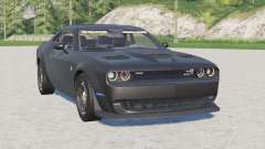 Dodge Challenger SRT Hellcat Widebody (LC) Pursuit Unmarked 2018 for Farming Simulator 2017