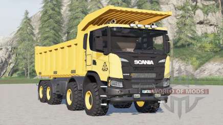 Scania G 370 XT 8x8 Dump Truck 2019 for Farming Simulator 2017