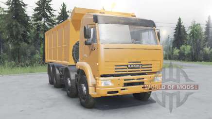 KamAZ-65201 8x4 for Spin Tires