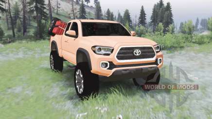 Toyota Tacoma TRD Off-Road Access Cab 2016 for Spin Tires