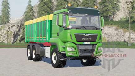 MAN TGS 6x6 Large Cab Dreiseitenkipper for Farming Simulator 2017