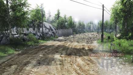 Map   Siberia for Spin Tires