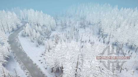 Winter at Kuzmich for Spintires MudRunner