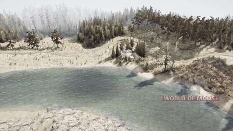 Map Roztoka for Spintires MudRunner