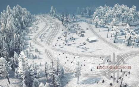 Map January for Spintires MudRunner