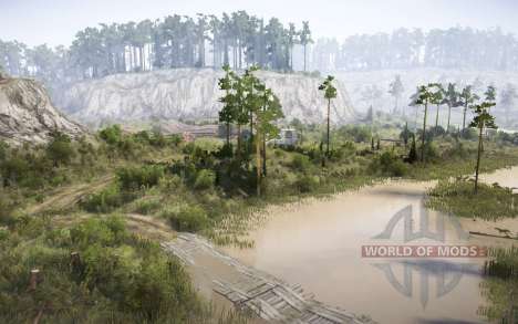 Somewhere in the woods of  America for Spintires MudRunner