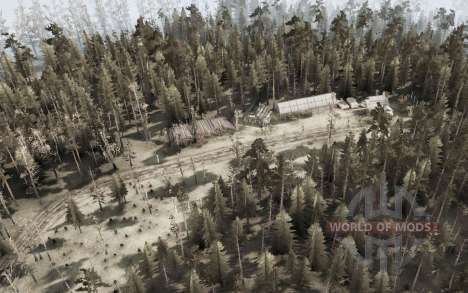 Loggers in   action for Spintires MudRunner