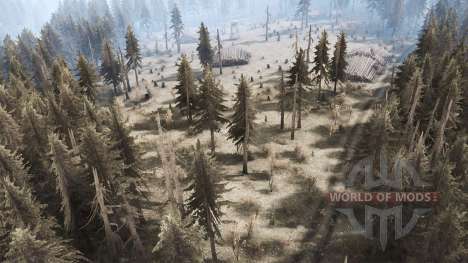 Map  Mire for Spintires MudRunner