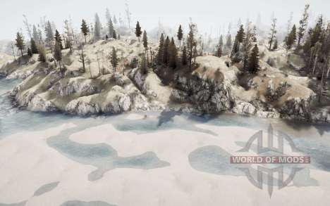 Crater  Manicouagan for Spintires MudRunner
