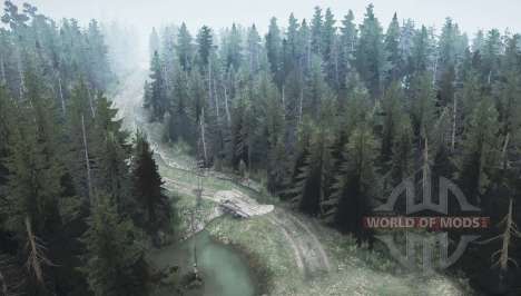 Pine Forest. Variant 2 for Spintires MudRunner