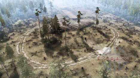Map    Forestry for Spintires MudRunner